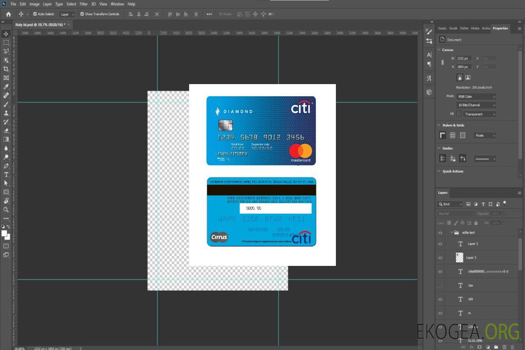 USA Citibank mastercard nouvelle template USA Citibank mastercard nouvelle template
